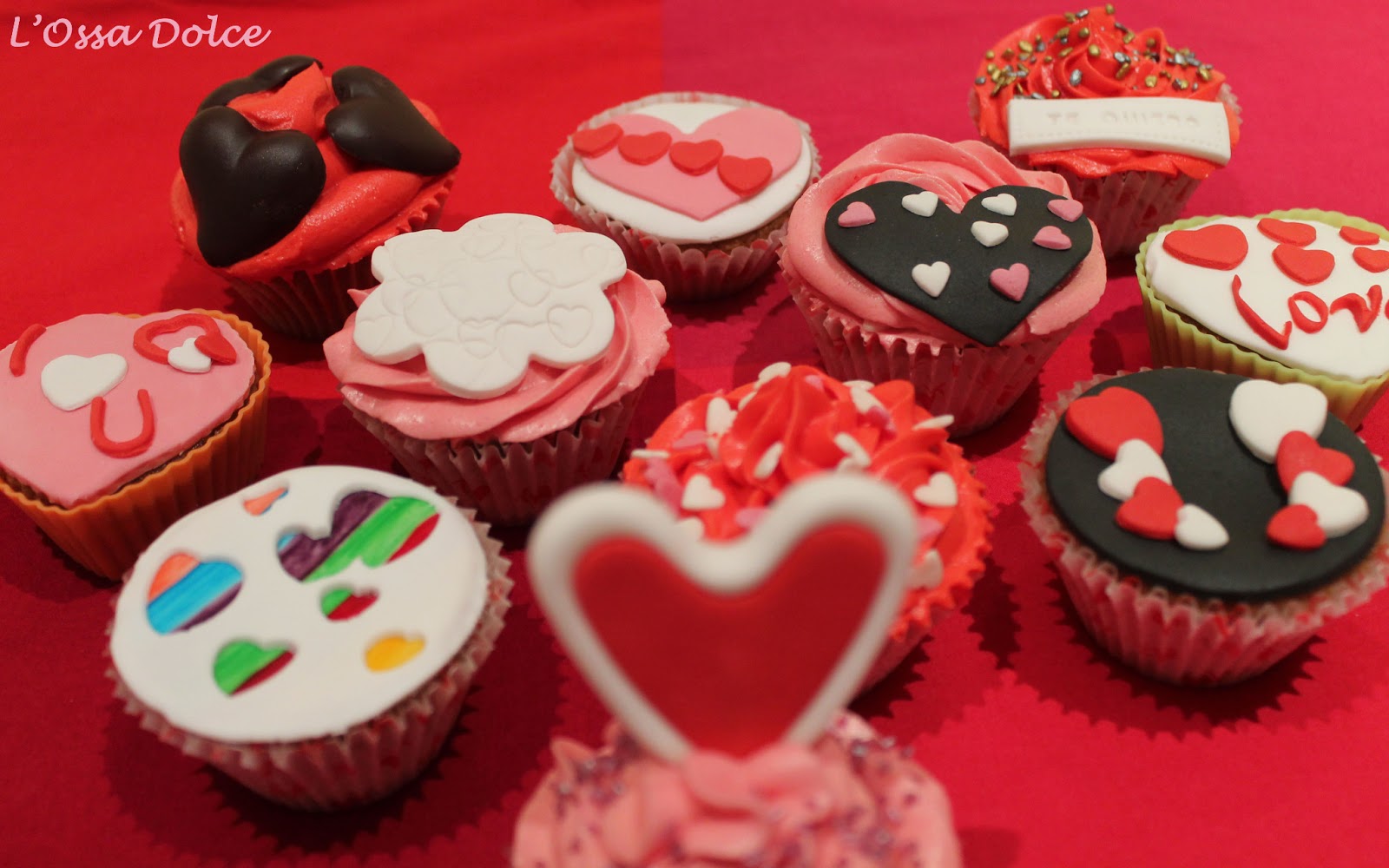 l 39 ossa dolce cupcakes especiales san valentín sanvalentin tarjetas