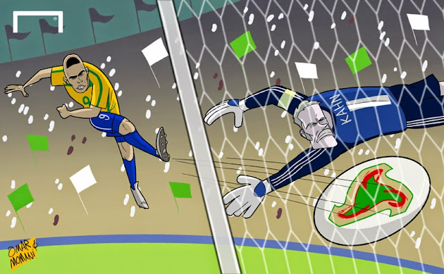Ronaldo cartoon caricature illustration 