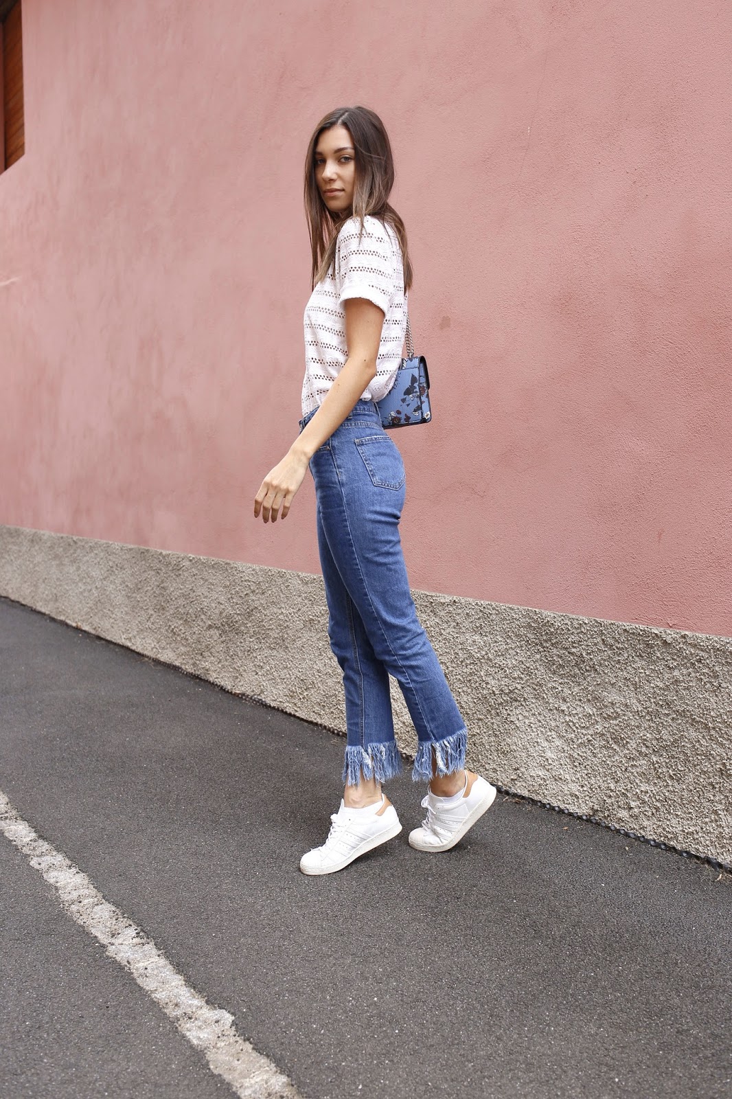 Maeva dck, blogueuse mode, jean mom