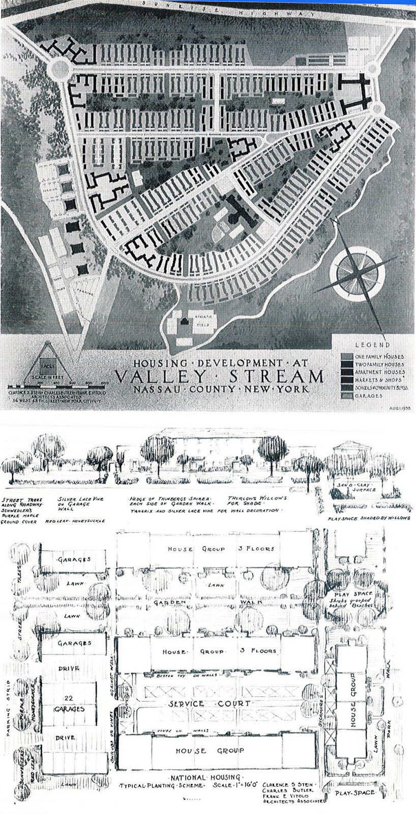 Internal Reserves Valley Stream, New York Clarence Stein plan