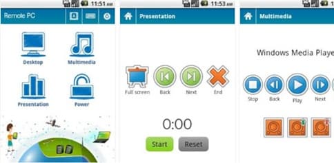 Aplikasi Presentasi via Bluetooth Android