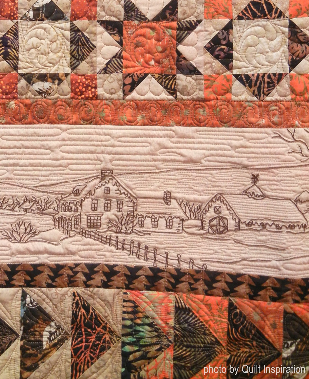 Quilt Inspiration Over The River And Through The Woods