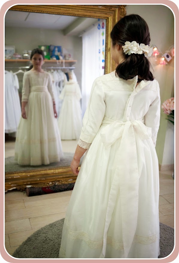 Vestido de comunión de Leonor y Sofía