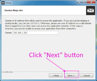 Install InvoiceNinja on windows 7 Bitnami - tutorial 13