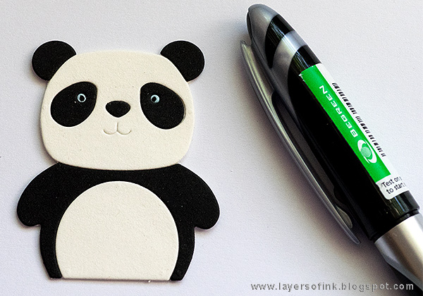Layers of ink - Winter Panda Card tutorial by Anna-Karin with Simon Says Stamp Stamptember products