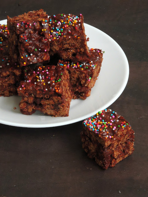 Chocolate Cereal Squares