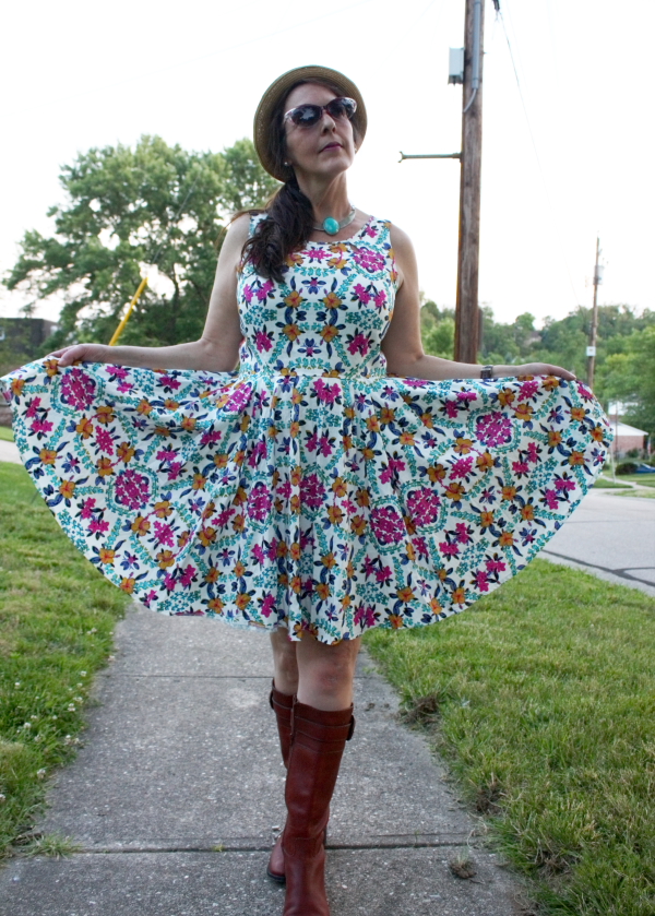 Revas Rags 2 Roses Summer in a JCPenney dress / Perfect!