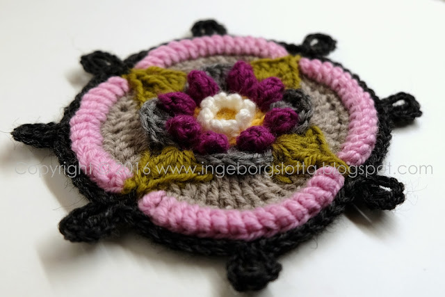 Mandala madness CAL 2016 part 1 crochet