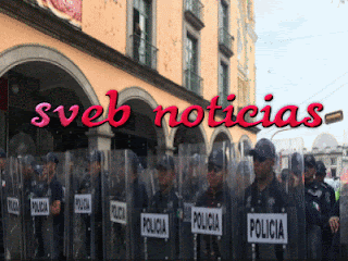 Llegaron granaderos para desalojar a manifestantes en Centro de Xalapa