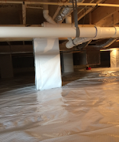 Conditioned Crawl Space Conditioned Crawl Space with added storage - view 2