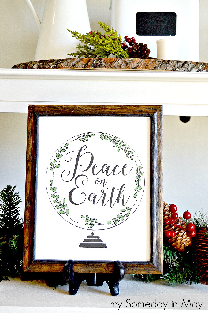 FREE Peace on Earth Printable Gift Tags-Download Only – MISS KATE