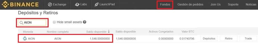 Cómo Guardar Wallet moneda AION Guardar Monedero desde Binance a My Ether Wallet criptomoneda AION