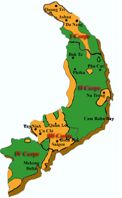 Marines 10: Agent Orange in Vietnam Map