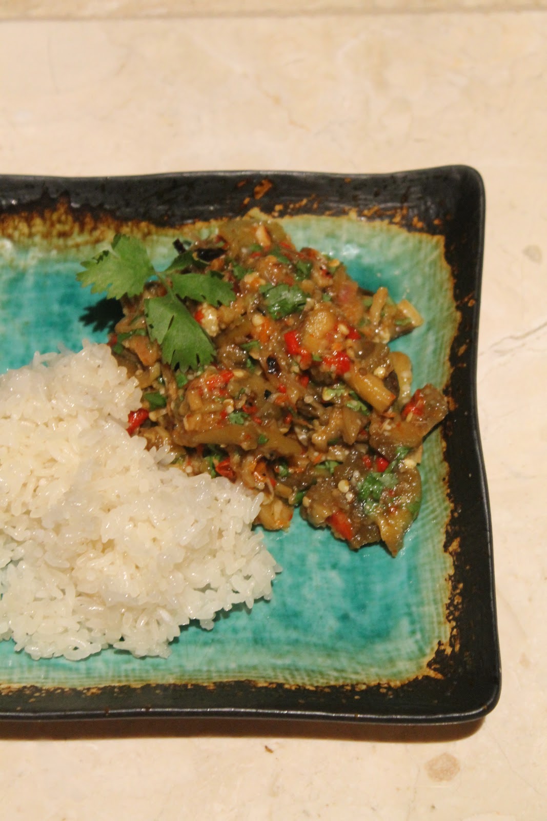 Cookin' & Craftin' Eggplant Jeow