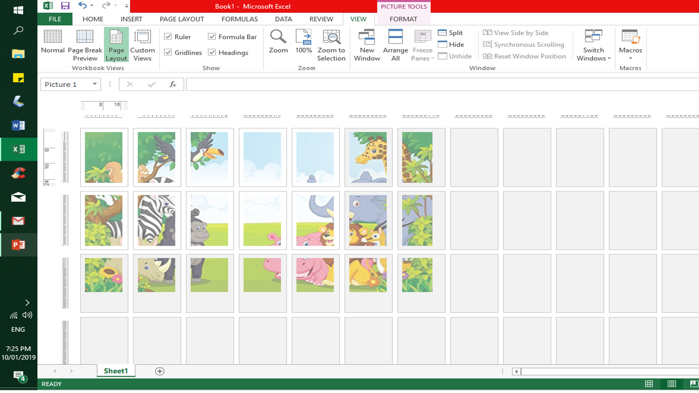 HOW TO CREATE POSTER/ BANNER USING MICROSOFT EXCEL? KT Hangout