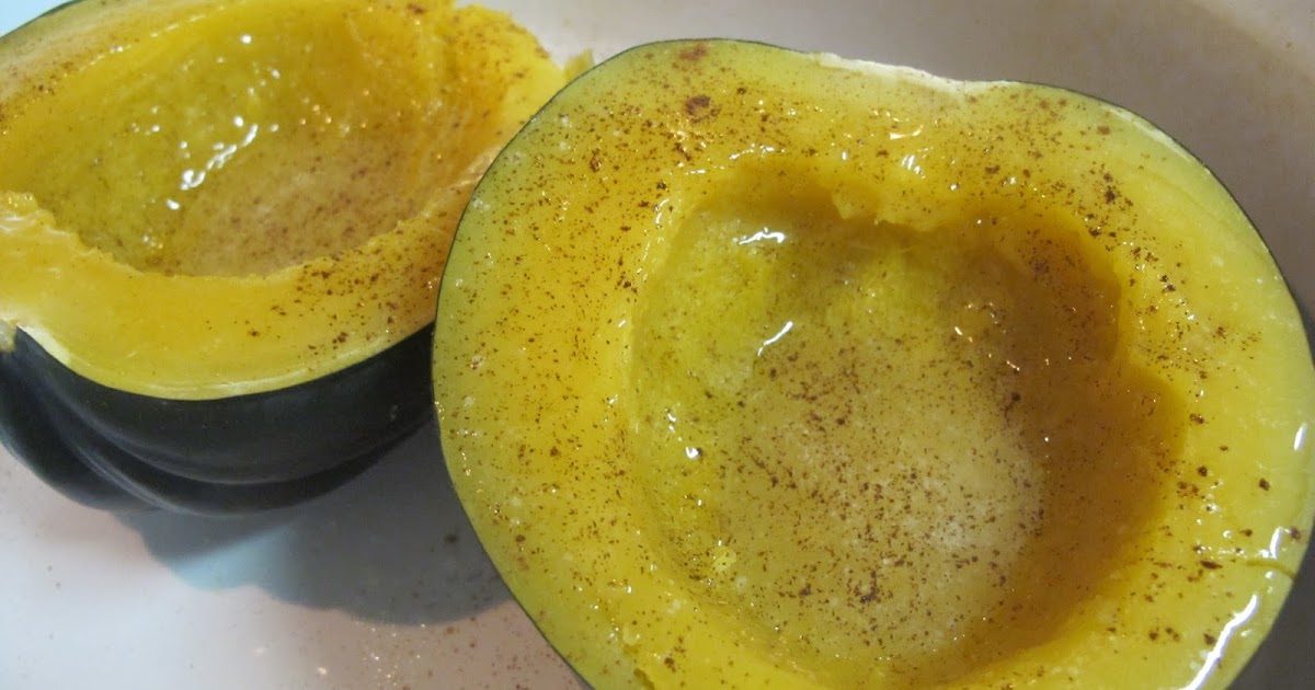 Freakin' Flabuless Acorn Squash with Maple Syrup for 2 Weight Watchers