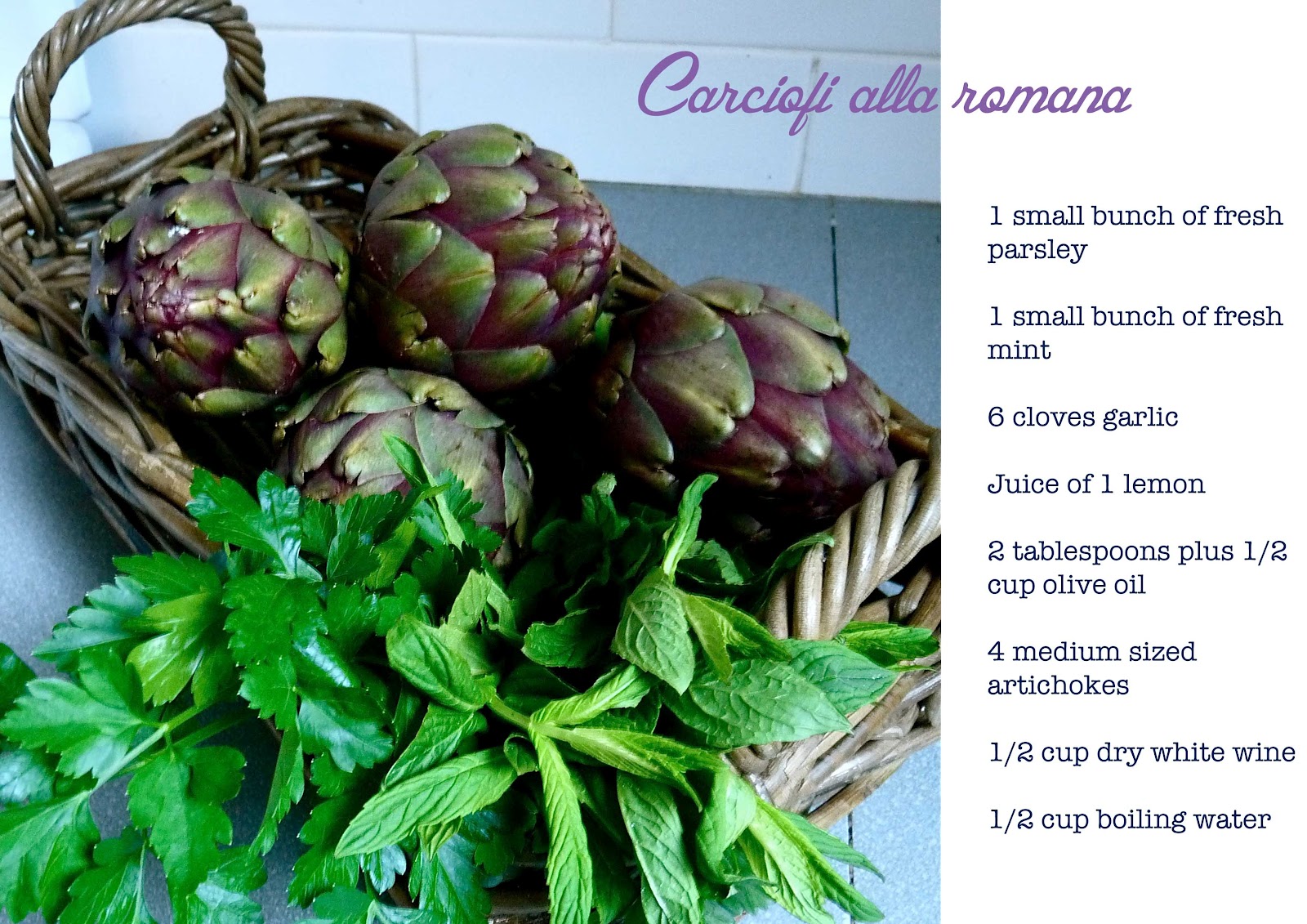 Romancing the Roman artichoke in a bohemian heatwave / Mulberry and