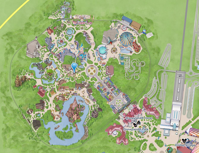 Disneyland Adventureland Map
