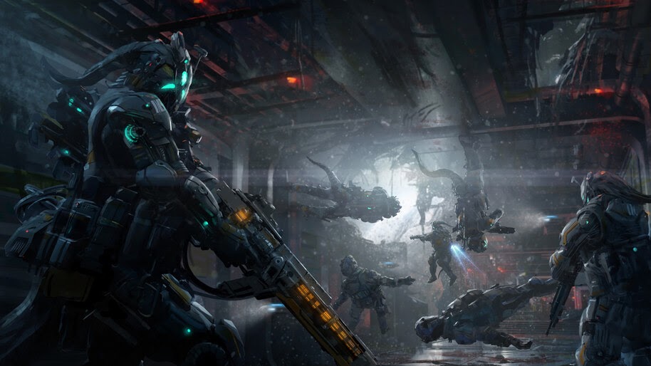 Sci-Fi, Soldiers, 4K, #4.1018