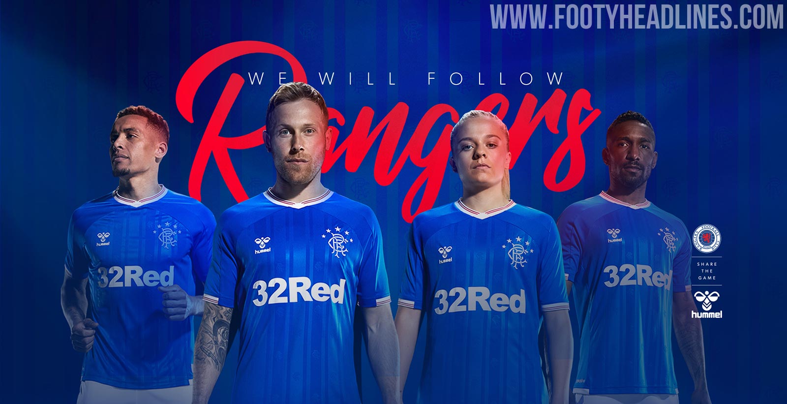 Rangers 23-24 Home Kit Released - Footy Headlines
