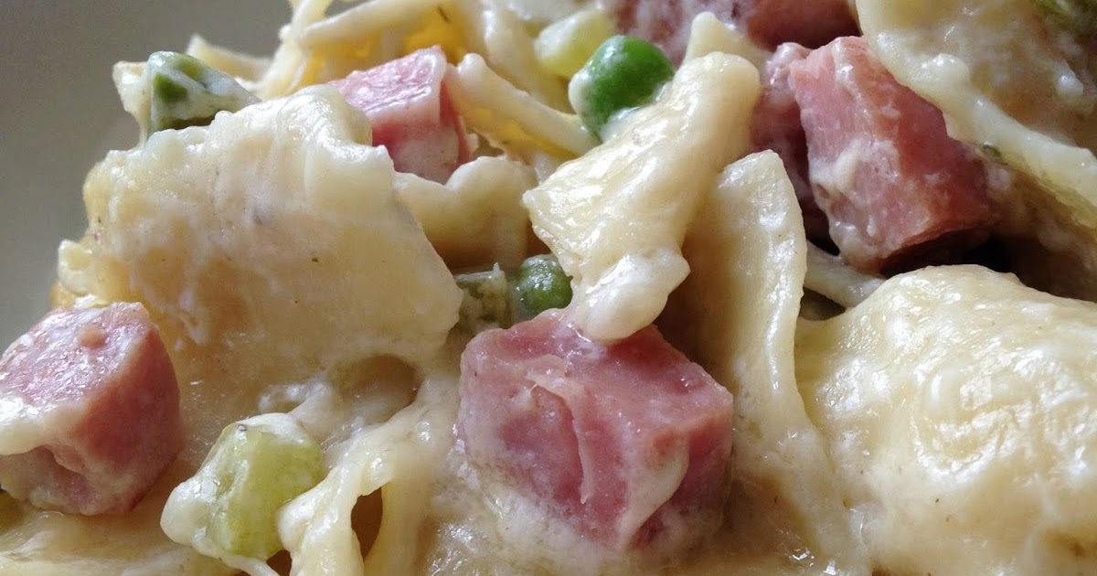 Turnips 2 Tangerines Creamy Ham and Swiss Noodle Bake