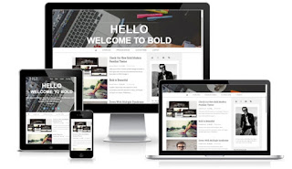 Bold blogger template