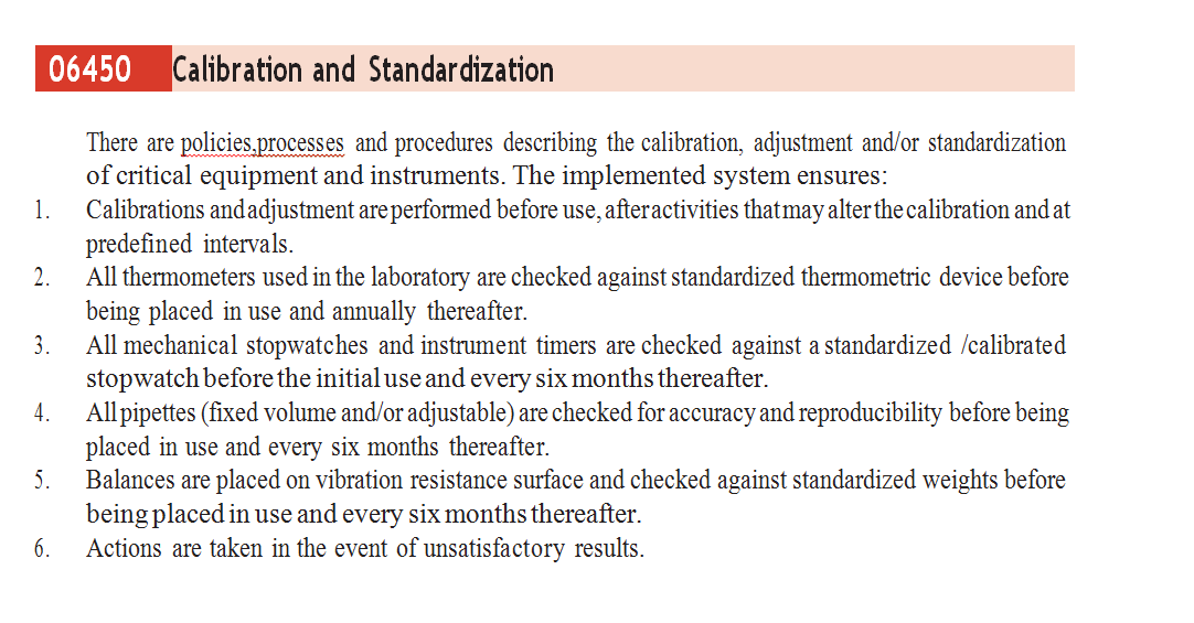 بسم الله الرحمن الرحيم 6450 Calibration and Standardization