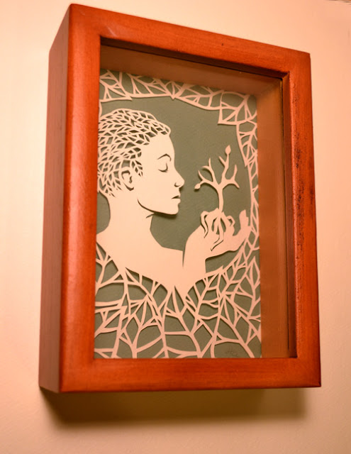 Heather Clements Art: Pinched - Paper Cut