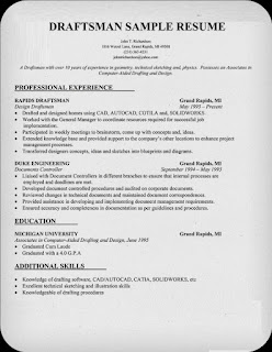 Junior draftsperson resume