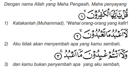 Kandungan Surat Al Kafirun Media Dakwah