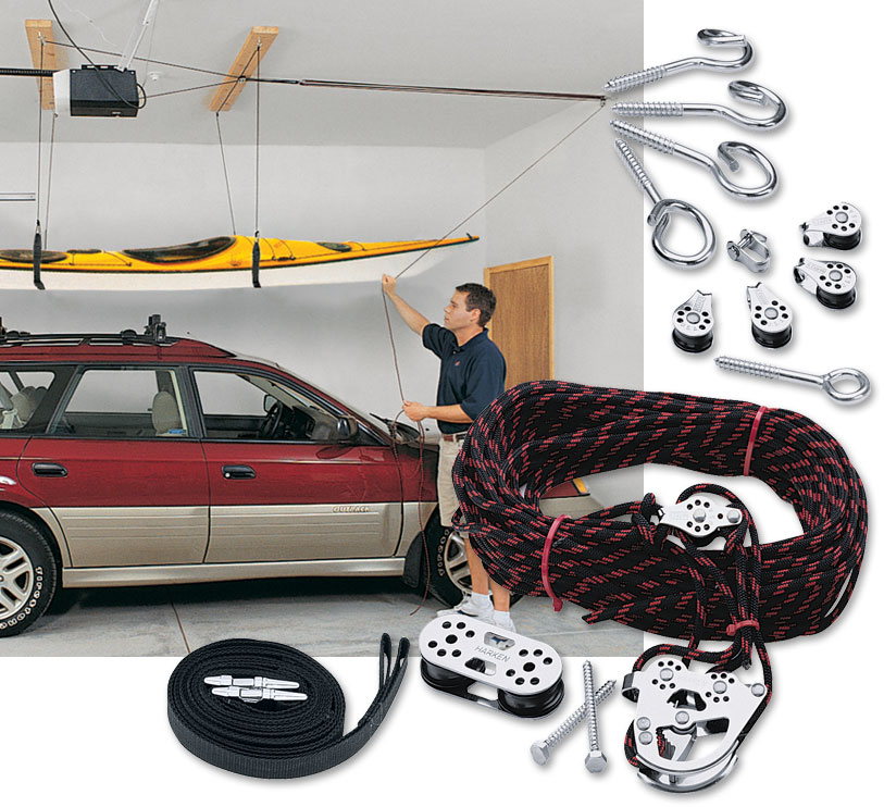 Outdoor Jay Indoor Kayak Storage Solution the Harken Hoister