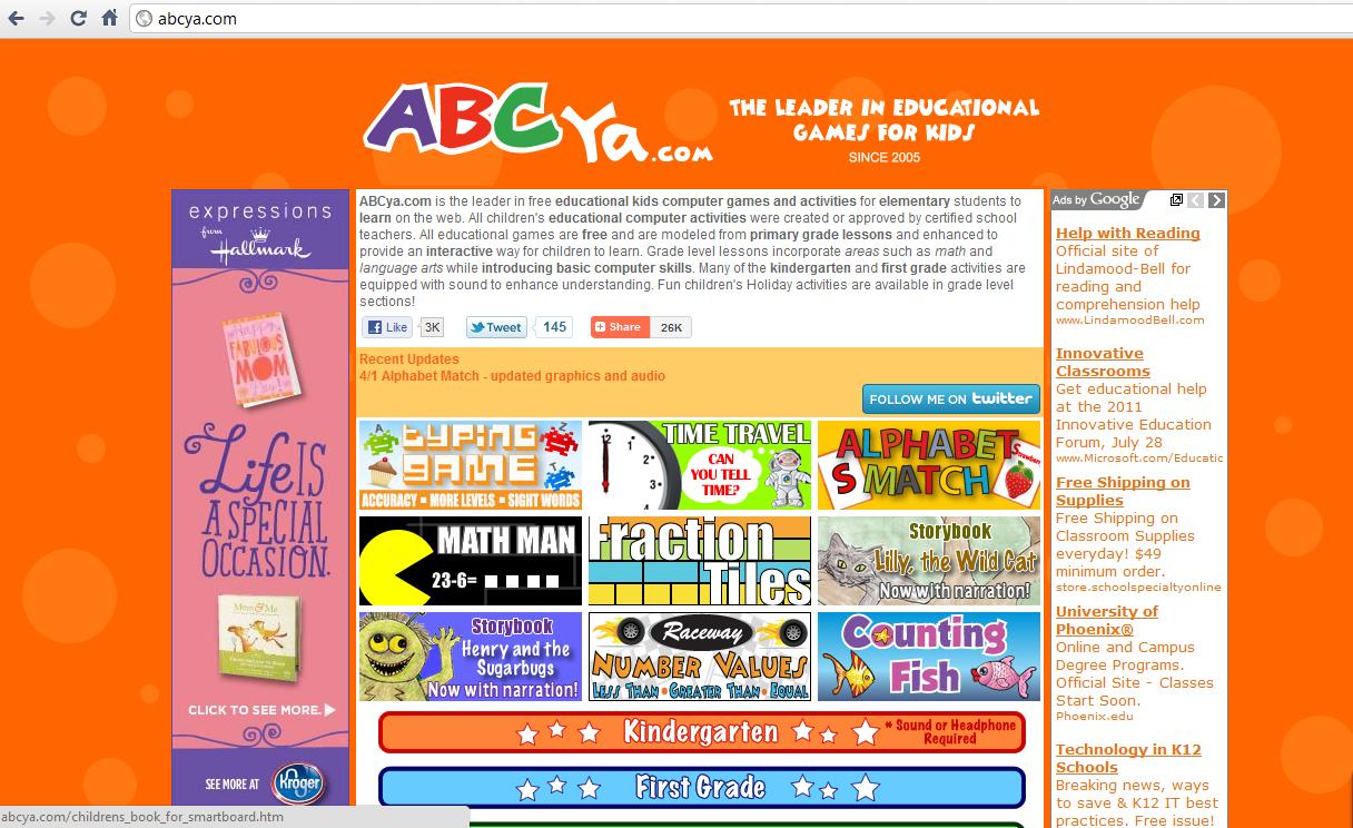 Abcya Com Kindergarten - Kindergarten