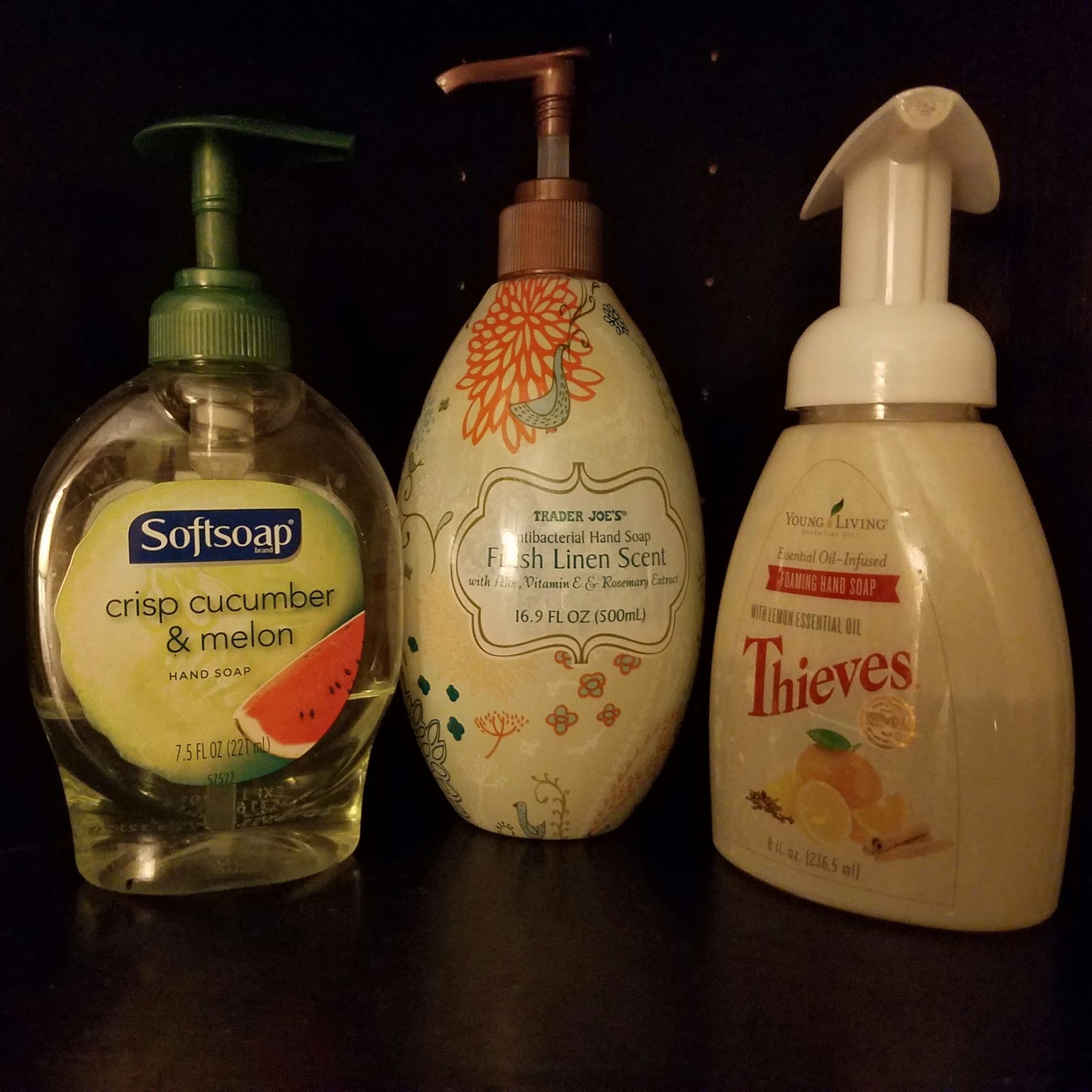 Oils in Orlando Think Dirty Hand soaps