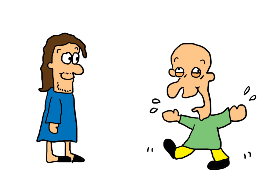Bible Cartoon: Jesus: Healings of Jesus