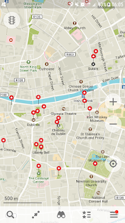 plan dublin centre d'interêt dublin