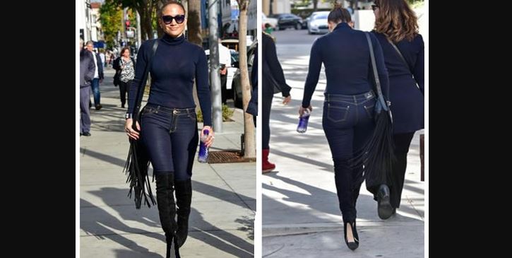 Jennifer Lopez blue jeans