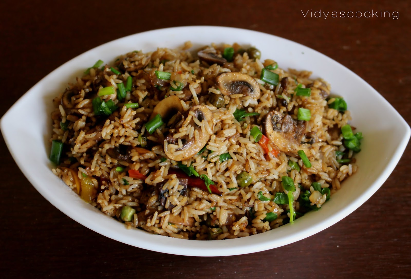 Mushroom Fried Rice Recipe