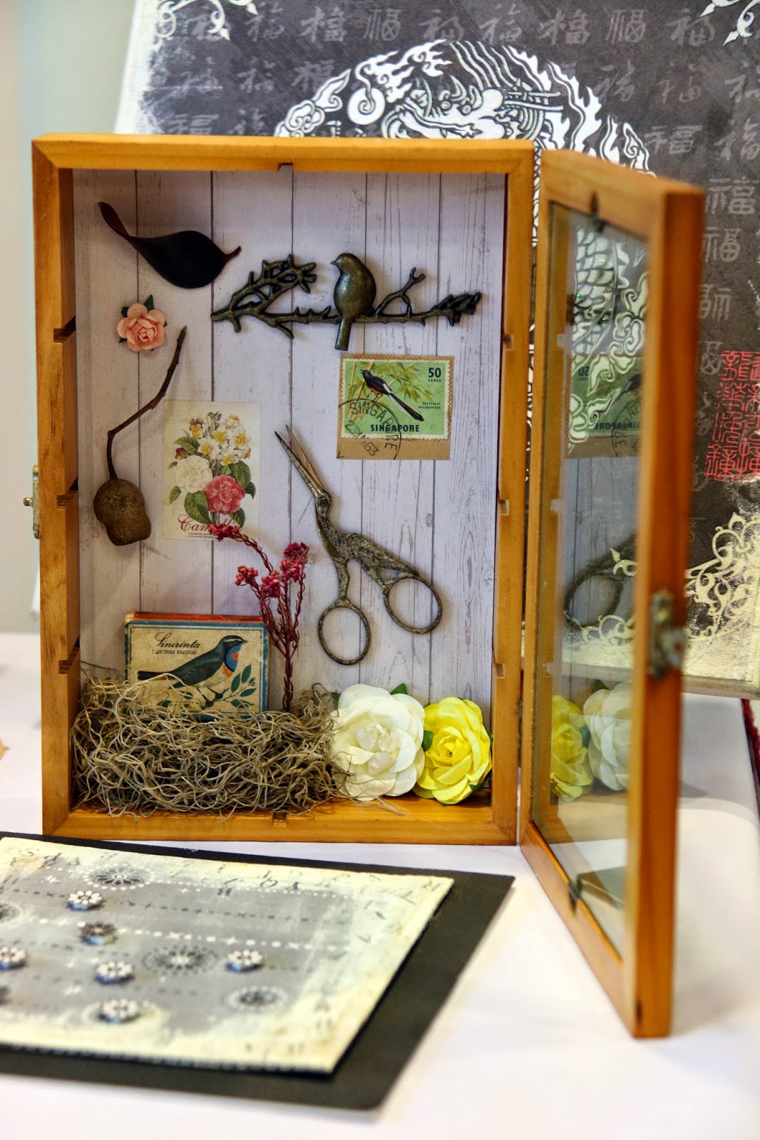 First time making Shadow Box Scrapbook for my mum!