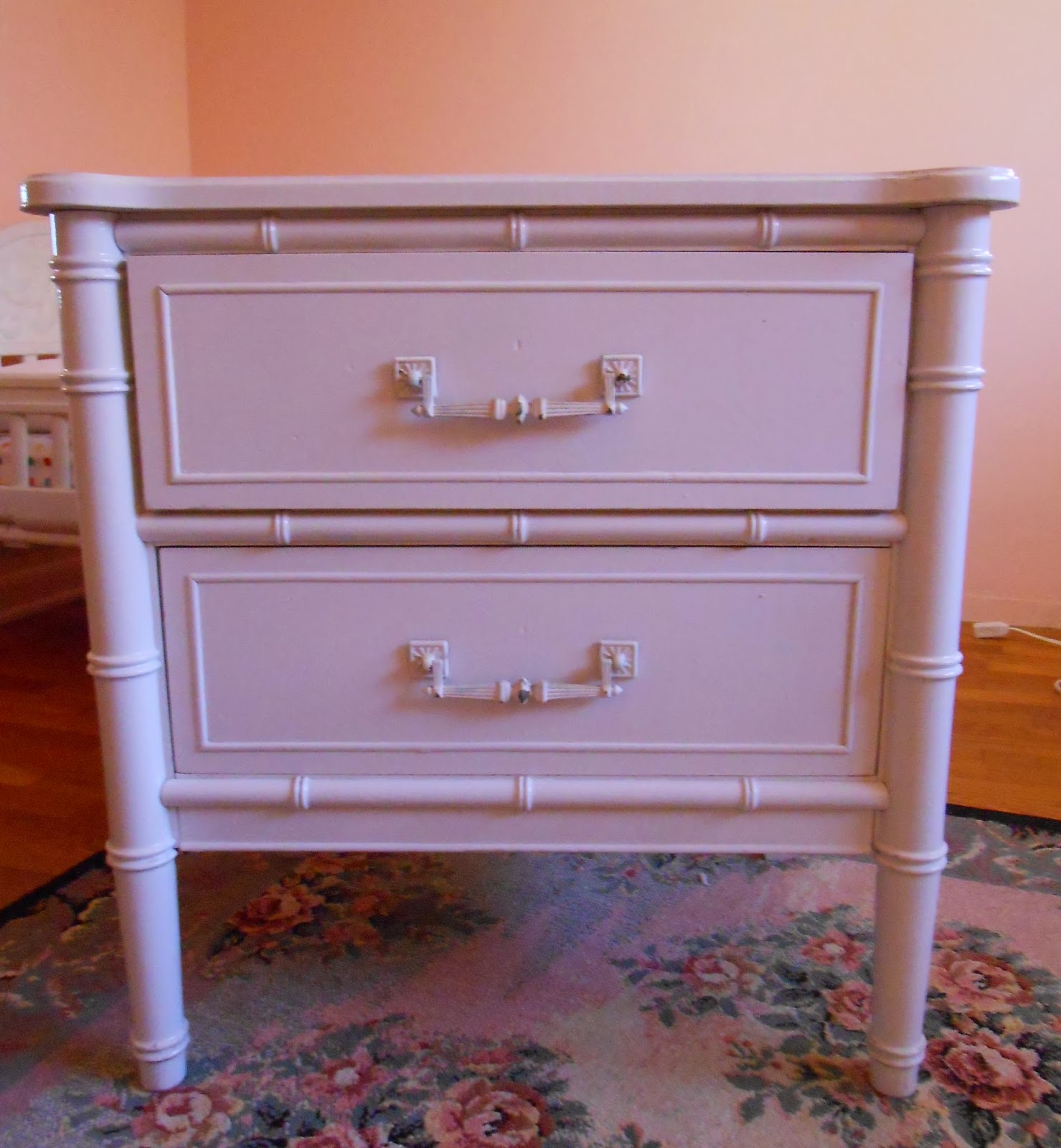 Blooming Wylde Iris Upcycled Nightstand & Fat Quarter Sale