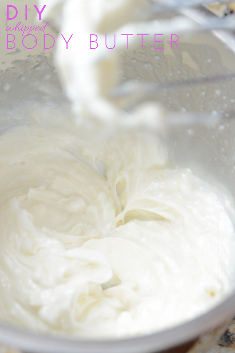 whipped body butter tutorial