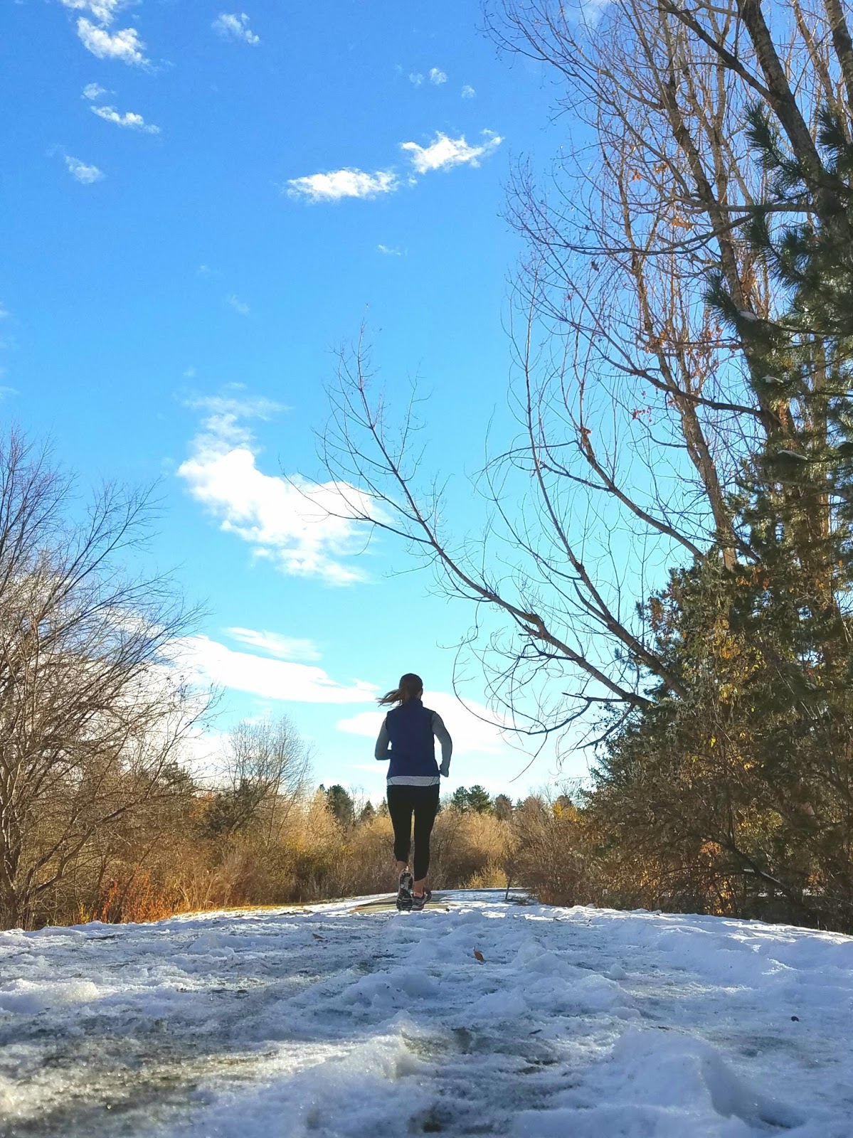 running with ice
