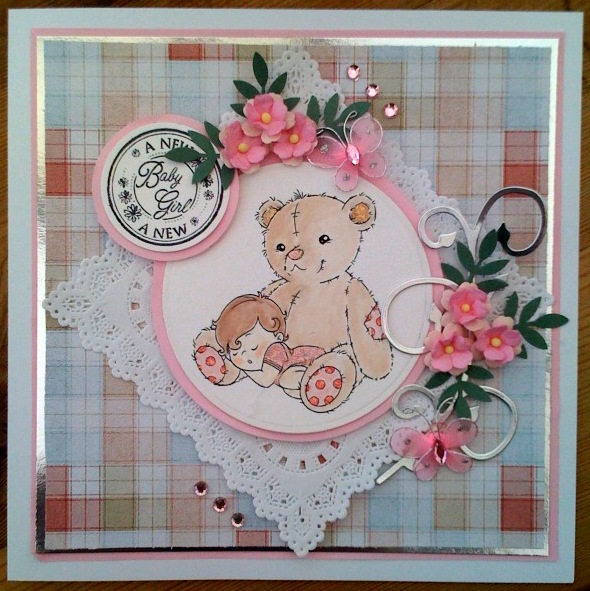 Verity Cards New baby girl card