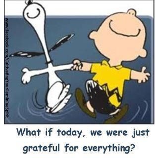 Snoopy and Charlie Brown say...