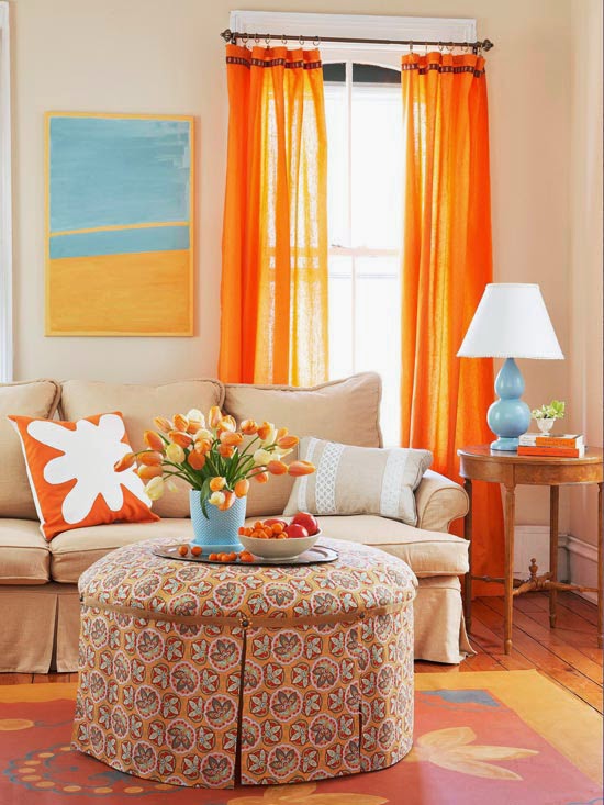 Elite Decor 2015 Decorating Ideas with Orange Color