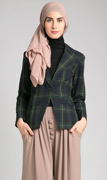 Gambar Model Busana Muslim Blazer Modern Gambar Model Busana Muslim Blazer Modern