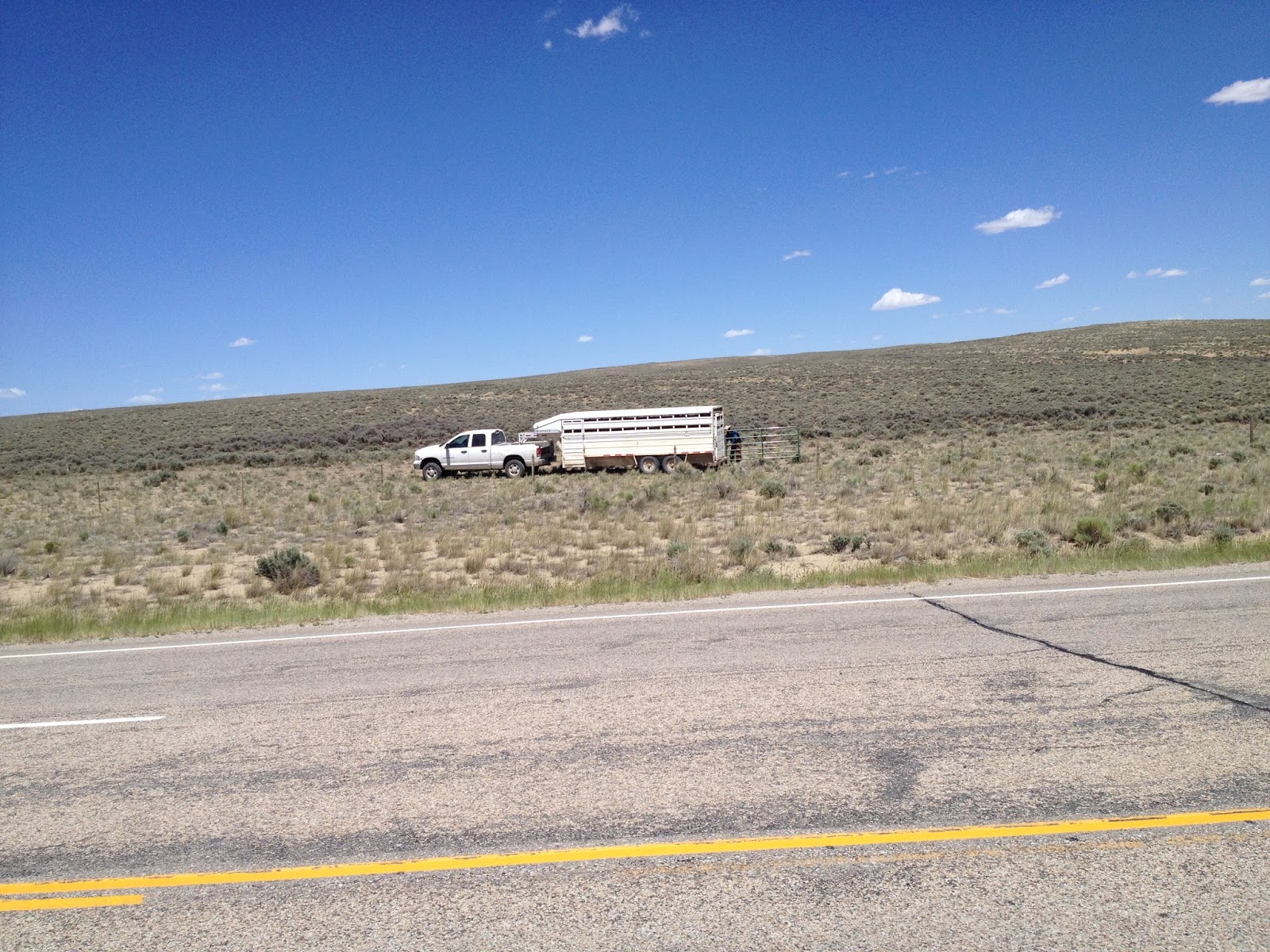 Larry's Bike Ride Adventures Farson, WY to Rock Springs, WY