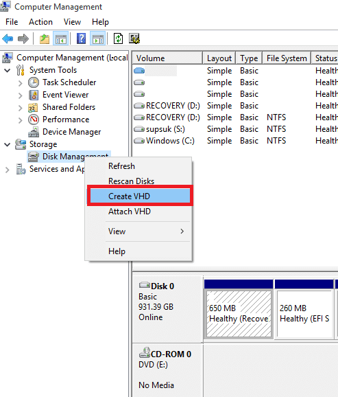 hard disk image creator