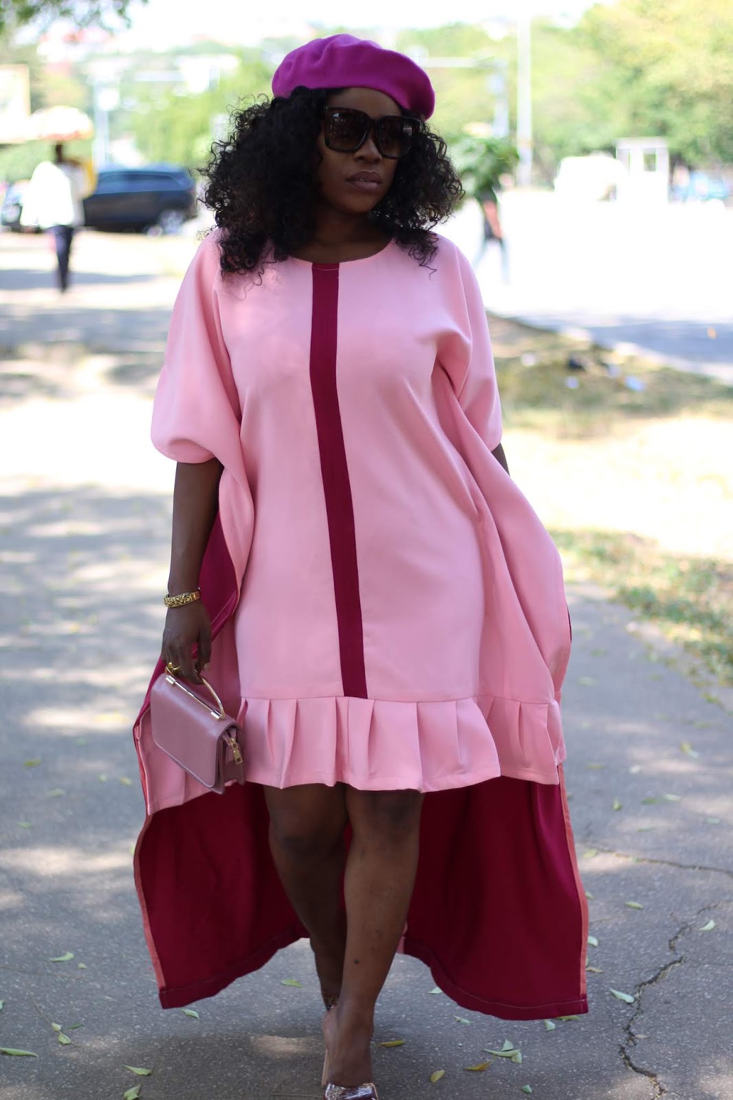 Queening in Colourtastic High Low dress | Opeyemi's Diary