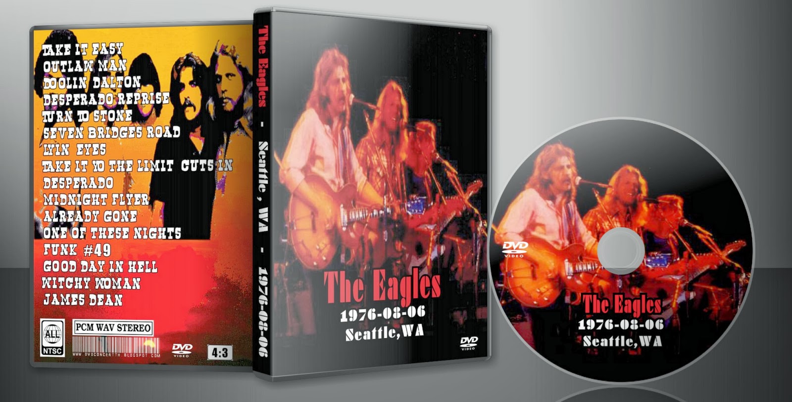 deer5001rockconcert the eagles 1976 08 06 seattle wa midnight flyer eagles