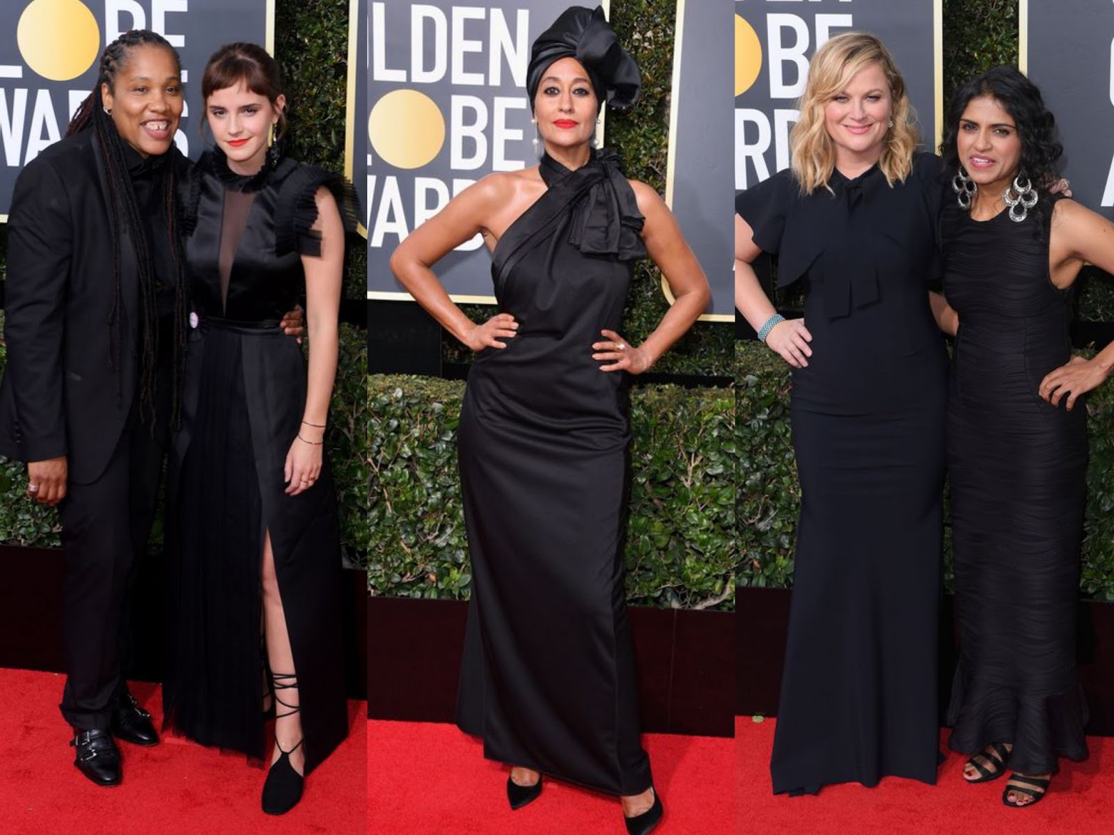 Faded Windmills Time S Up Golden Globes 2018 Review Goldenglobes 2018 Awardseason Redcarpet Allinblack Metoo Timesup Silentprotest